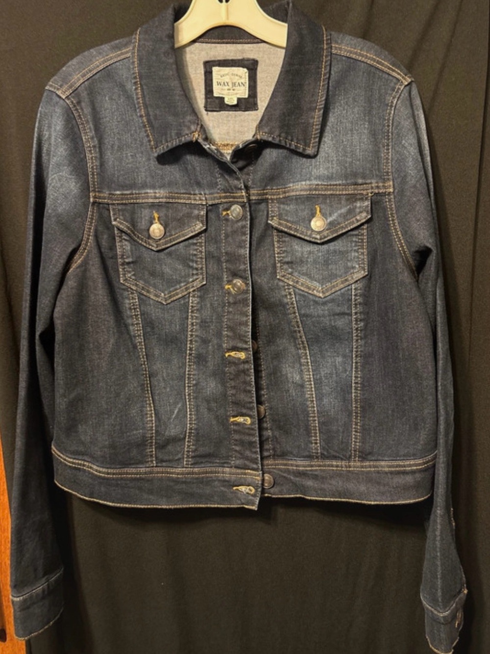 Wax Jean Indigo Denim Trucker Jacket